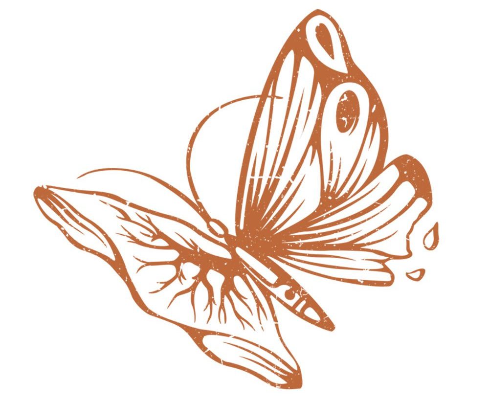 logo mariposa terracotta